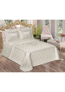 Покрывало BIRHOME Pike VALENTIN Гипюр COTTON 70% POLYESTER 30% Крем