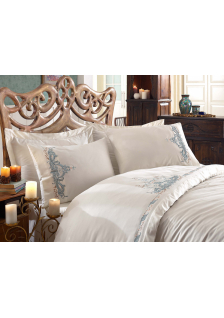 КПБ DANTELA VITA сатин с вышивкой 200*220 (50*70/4 шт.) OLIVIA КПБ DANTELA VITA сатин с вышивкой 200*220 (50*70/4 шт.) OLIVIA