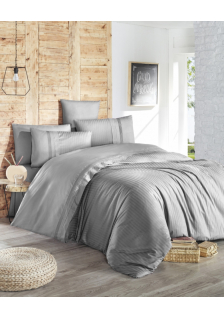 КПБ FIRST CHOICE Ranforce Deluxe Gala Grey RDLX-76 КПБ FIRST CHOICE Ranforce Deluxe Gala Grey RDLX-76