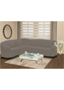 Чехол на диван угловой универсальный EVERY (Серый) Чехол на диван угловой универсальный EVERY (Серый)