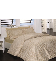 Постельное бельё First Choice Cotton Satin Venessa camel