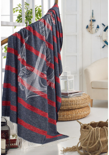 Плед KARNA хлопок "MARINE CLUB" 150x200 см Плед KARNA хлопок "MARINE CLUB" 150x200 см