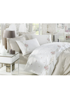 КПБ DANTELA VITA сатин с вышивкой 200*220 (50*70/4 шт.) ROSENNA КПБ DANTELA VITA сатин с вышивкой 200*220 (50*70/4 шт.) ROSENNA