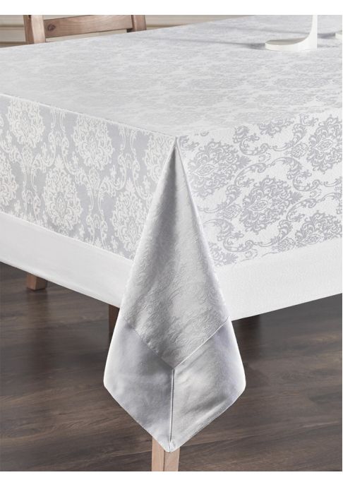 Скатерть "KARNA" с кантом DAMASK COTON 160x300 см