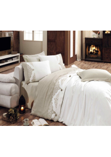 КПБ DANTELA VITA сатин с вышивкой 200*220 (50*70/4 шт.) CEREN КПБ DANTELA VITA сатин с вышивкой 200*220 (50*70/4 шт.) CEREN