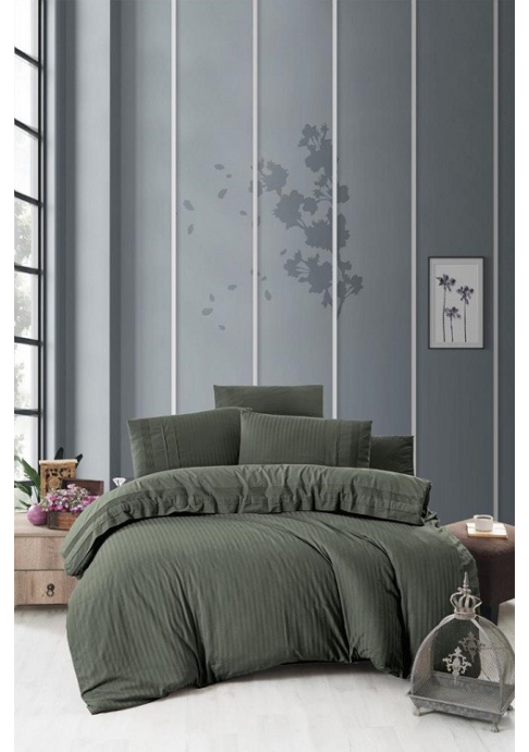 КПБ DO&CO "RANFORCE" жаккард 200*220 (50*70/4)  GARSIA DARK