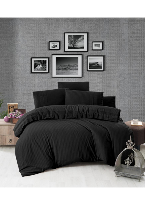 КПБ DO&CO "RANFORCE" жаккард 200*220 (50*70/4)  GARSIA DARK