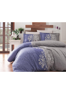 Постельное бельё First Choice Hypnoz indigo Satin
