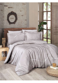 КПБ FIRST CHOICE Cotton Satin Anna Ecru LRS-376