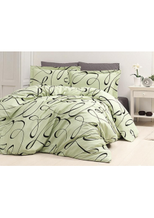 Постельное бельё First Choice Cotton Satin Calisto yesil