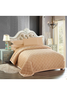 Покрывало Karina Звезда цвет Бежевый POKARZ01 Покрывало Karina Звезда цвет Бежевый POKARZ01