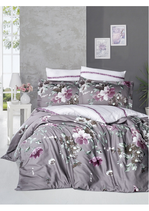 КПБ FIRST CHOICE Cotton Satin Serra Lilac LRS-346