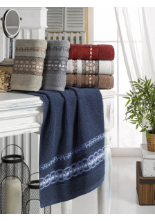 Полотенце TWO DOLPHINS махр. жаккард 70х140 (1/6 ) E973) CRUZ Полотенце TWO DOLPHINS махр. жаккард 70х140 (1/6 ) E973) CRUZ