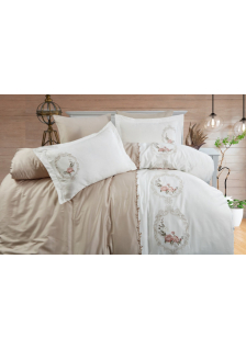 КПБ DO&CO сатин с вышивкой 200*220 (50*70/4 шт.) ALMAZ КПБ DO&CO сатин с вышивкой 200*220 (50*70/4 шт.) ALMAZ