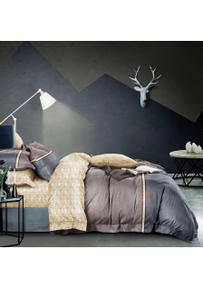 КПБ AN SHENG односторонний (расцветка - верх пододеяльника) ANS075