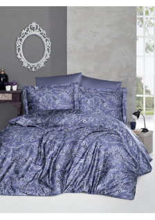 КПБ FIRST CHOICE Cotton Satin Equal Indigo LRS-386