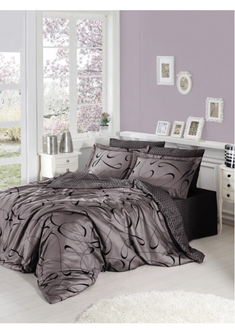 КПБ FIRST CHOICE Cotton Satin Calisto Lilac S-66